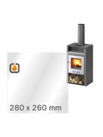 Kaminglas für HAAS SOHN ECOLINE – Ersatzglas