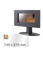 Kaminglas für INVICTA AKAN – Ersatzglas