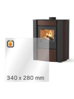 Kaminglas für HS Flamingo AMOS – Ersatzglas