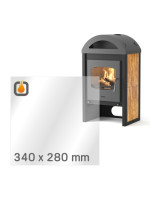 Kaminglas für HS Flamingo MELAND – Ersatzglas