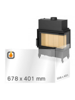 Kaminglas für HEAT R/L 2G S 70.44.33.23 – Ersatzglas