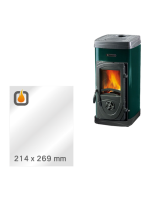 Kaminglas für LA NORDICA SUPER MAX – Ersatzglas