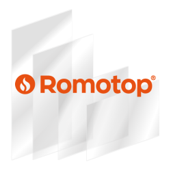 Ersatzglas für Kaminofen Romotop